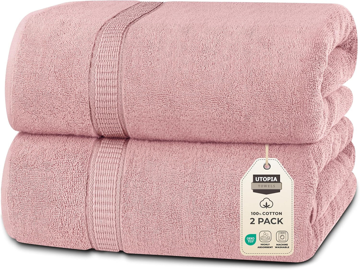 Utopia Towels Jumbo Bath Sheet Set - Luxurious Softness