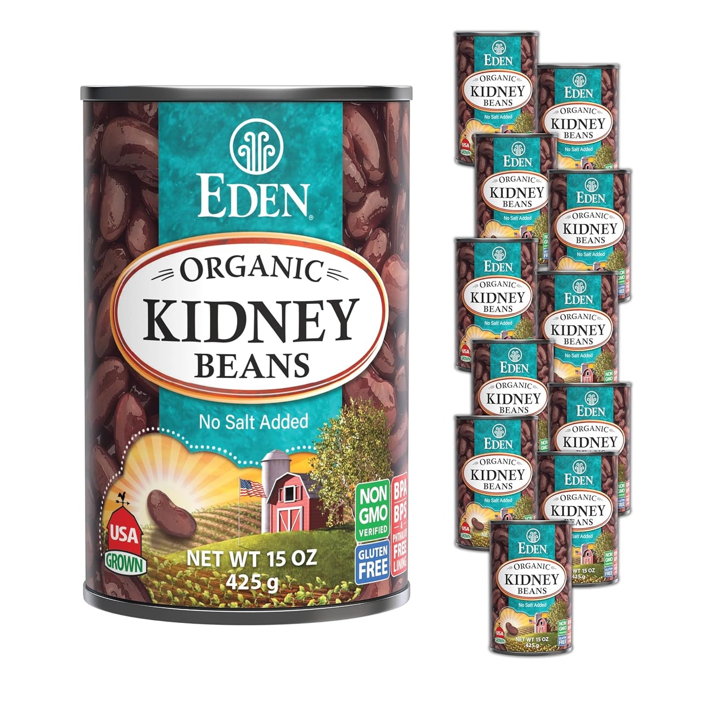 Eden Organic Red Kidney Beans - Healthy, Non-GMO, Low Sodium