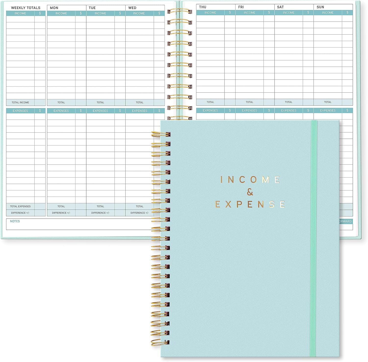 S&O Income Tracker Notebook - Track Expenses & Boost Savings
