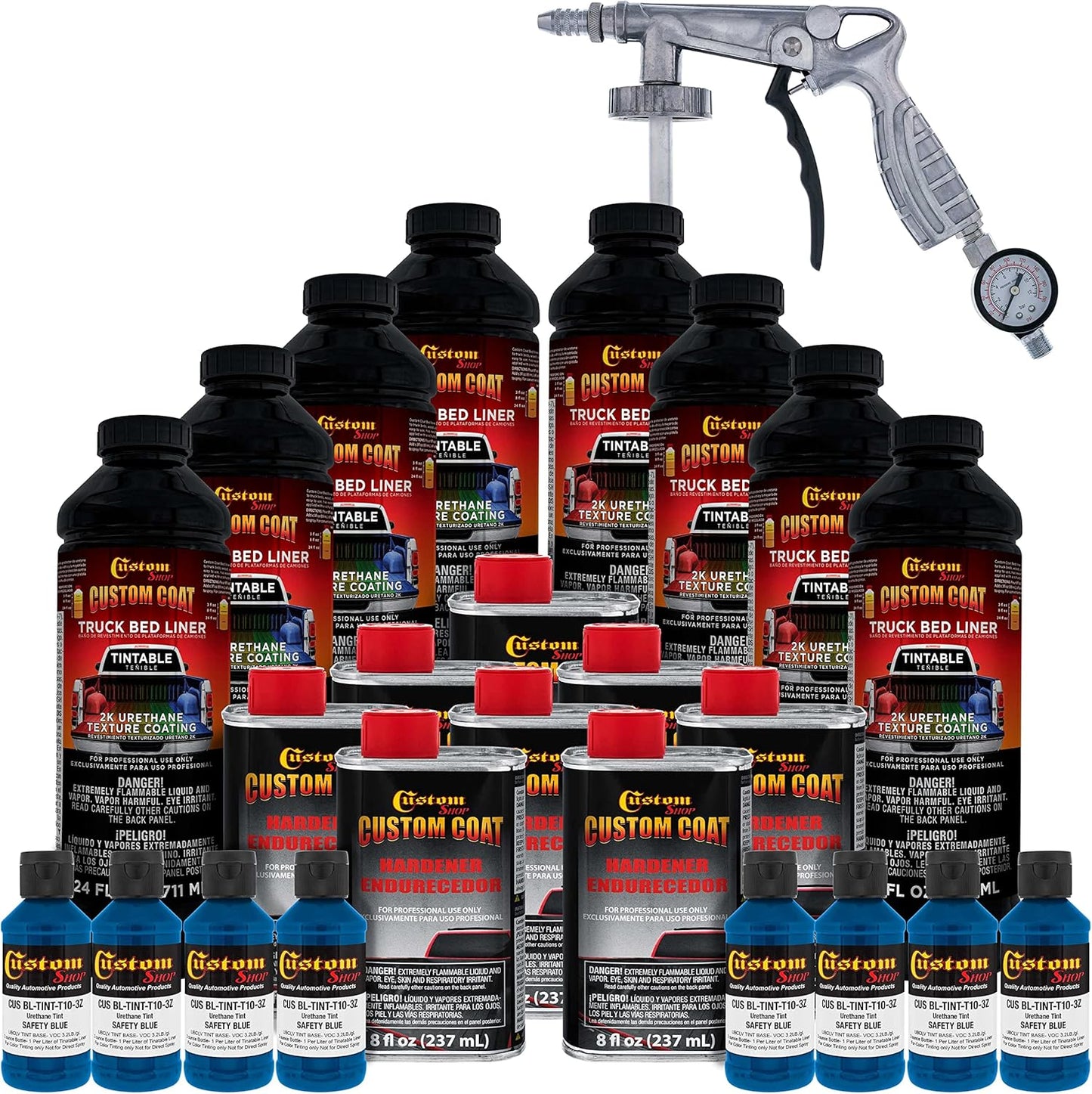 Custom Coat Safety Blue 2 Gallon Truck Bed Liner Kit Review