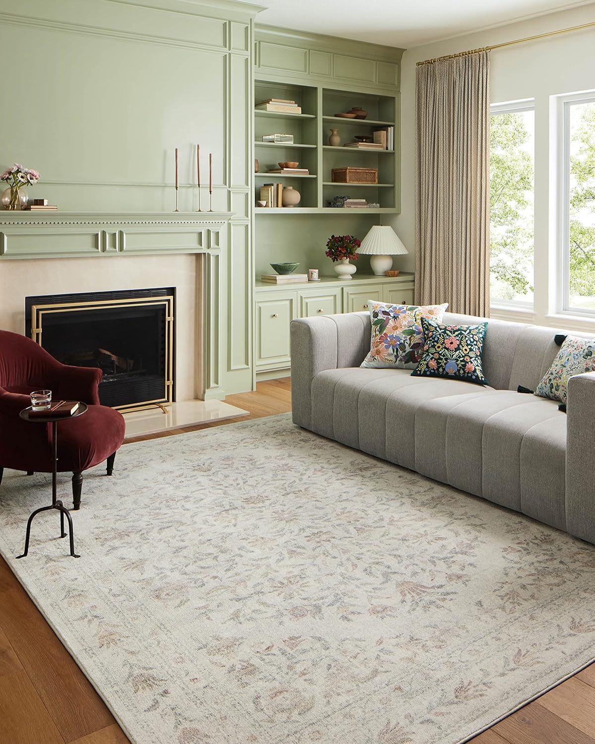 Loloi Rifle Paper Co. Courtyard Collection Accent Rug for Style