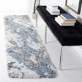 Horizon Shag Runner Rug 2 ft x 7 ft - Plush Modern Abstract