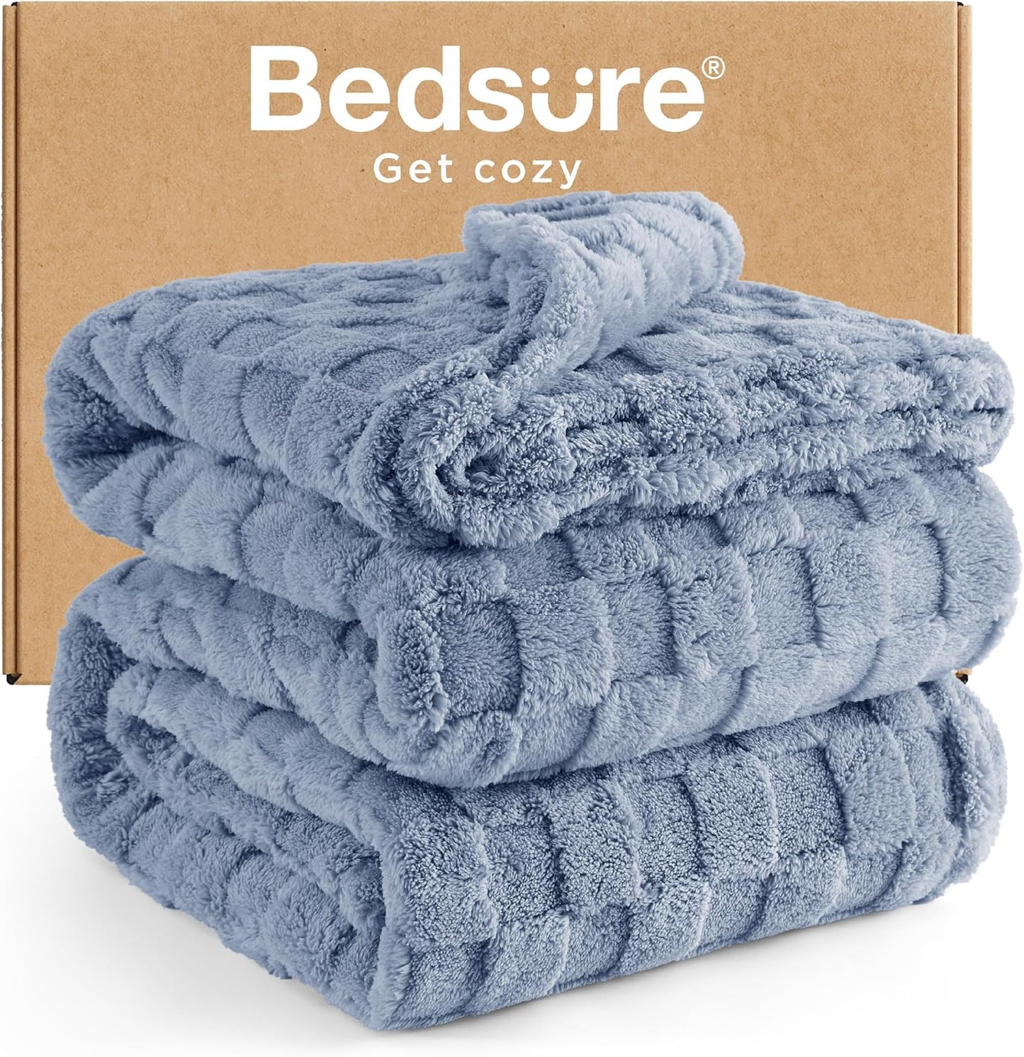 Bedsure GentleSoft California King Blanket - Cozy Fleece Throw