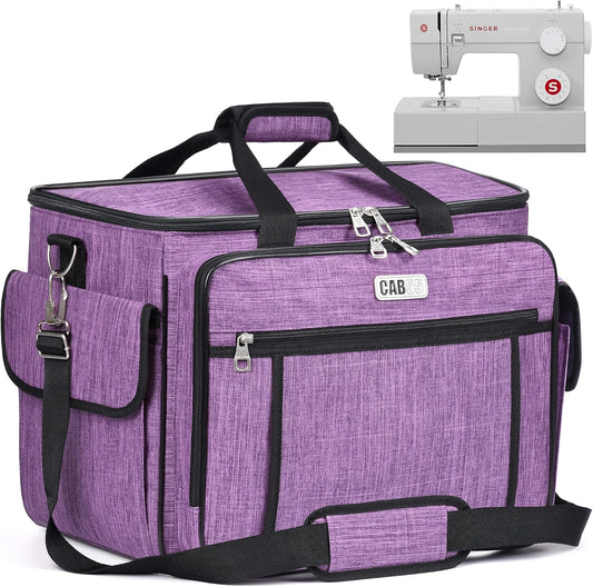 CAB55 Sewing Machine Case - Stylish Tote for Safe Travel
