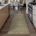 Runner Rug 2x8 Brown Hallway Washable Kitchen Vintage Carpet