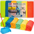HELOMOR 6 Extra Large Microfiber Floor Cleaning Cloths - Lint Free