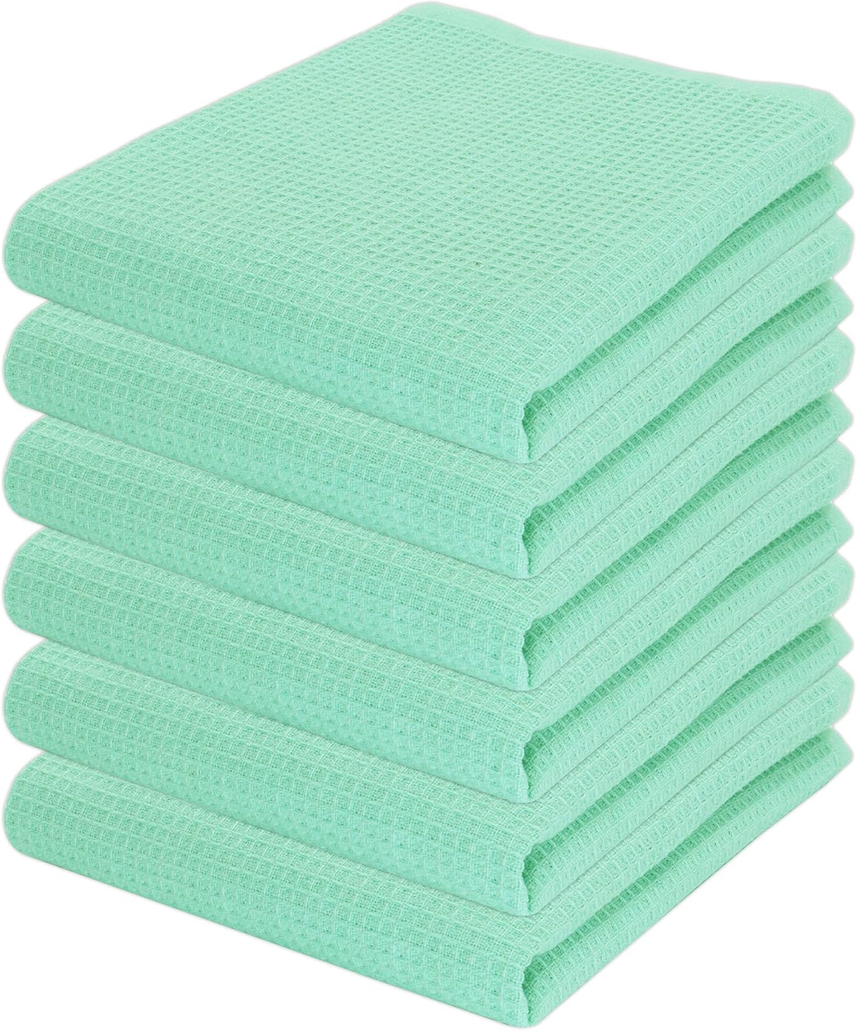 Ultra Absorbent Waffle Weave Towels - 6 Pack