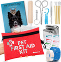 Dog First Aid Kit for Travel - Vet Approved Pet First Aid Supplies