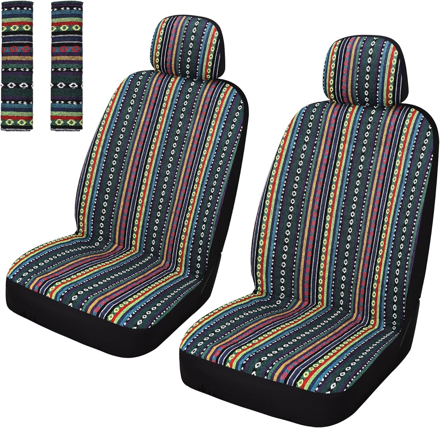 Pariitadin Baja Saddle Blanket Front Seat Covers - Airbag Compatible
