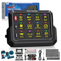 MICTUNING P1s-AC Wireless 12 Gang Switch Panel - Remote Control Range