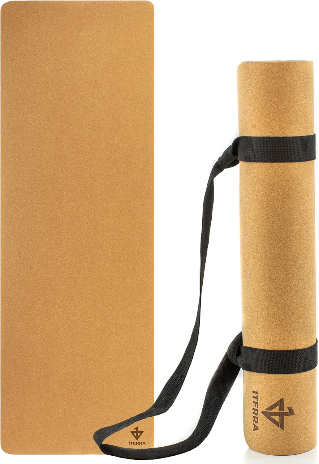 Durable Eco-Friendly Cork Yoga Mat | Sweat-Proof | 5mm Thick