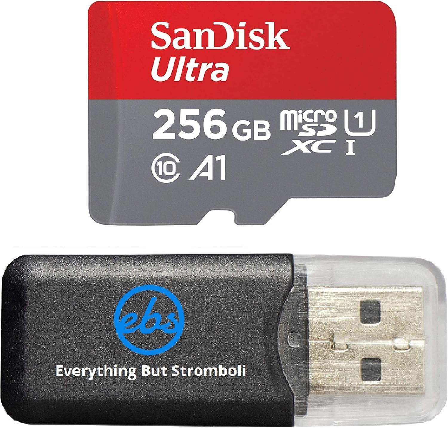 256GB SanDisk Ultra Micro SDXC + Card Reader