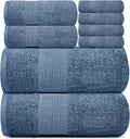 Resort Collection Soft Bath Towel Set - Luxury Hotel Plush 8-Piece