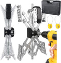 X-Shaped RV Stabilizer Wheel Chock (2-Pack) - Cuts Trailer Sway Fast
