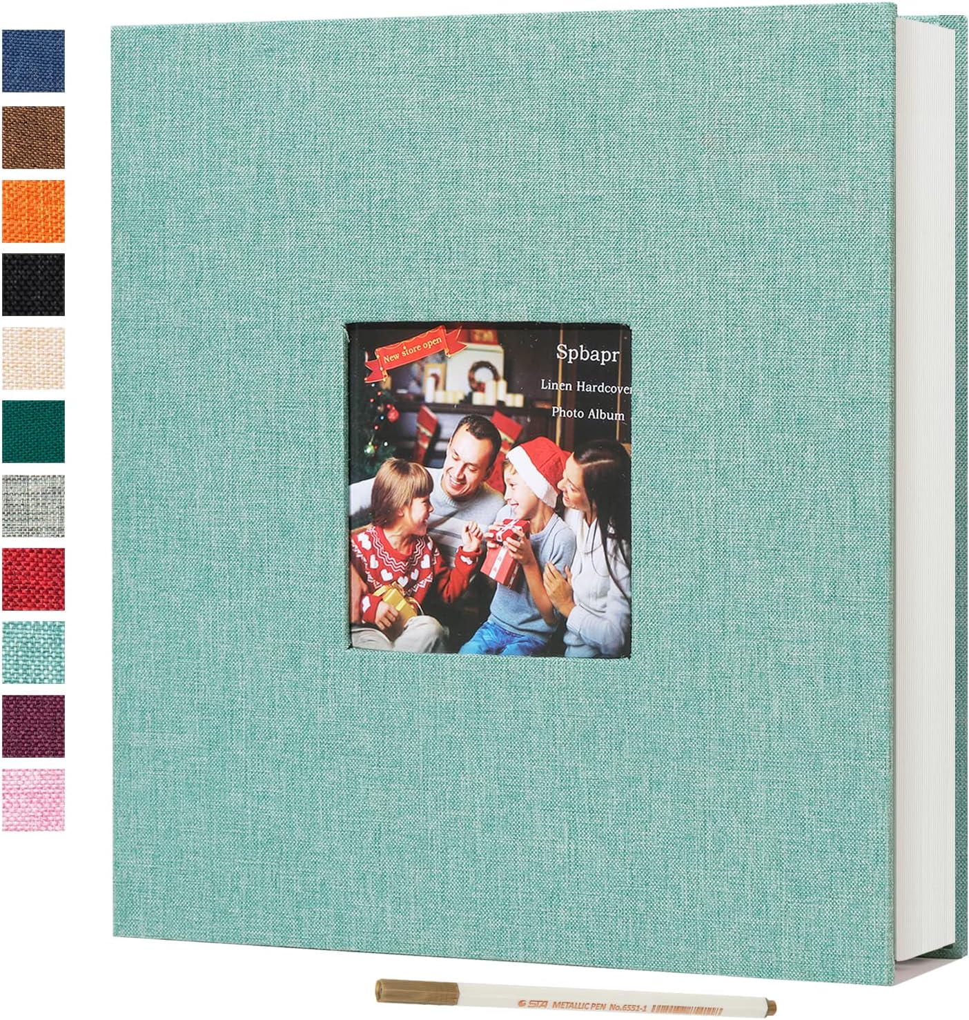 Spbapr Large Photo Album Self Adhesive 60 Pages for Memories
