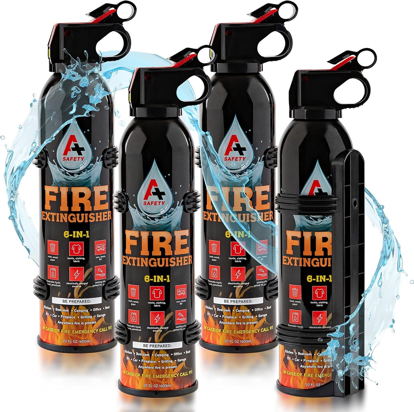 Portable Fire Extinguisher for Home, Garage, Kitchen, Car