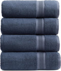 Soft Bamboo Viscose Bath Towel Set of 4 for Everyday Luxury