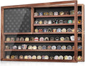 Challenge Coin Display Case Lockable Military Coin Holder - XL Wall