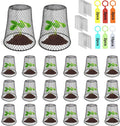 Seedling Plant Protectors 20 pcs 6.8in x 7.4in - Seedling Cage Kit