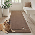 Dog Door Mat for Muddy Paws 32x70 Dirt Trapper Doormat - Absorbent