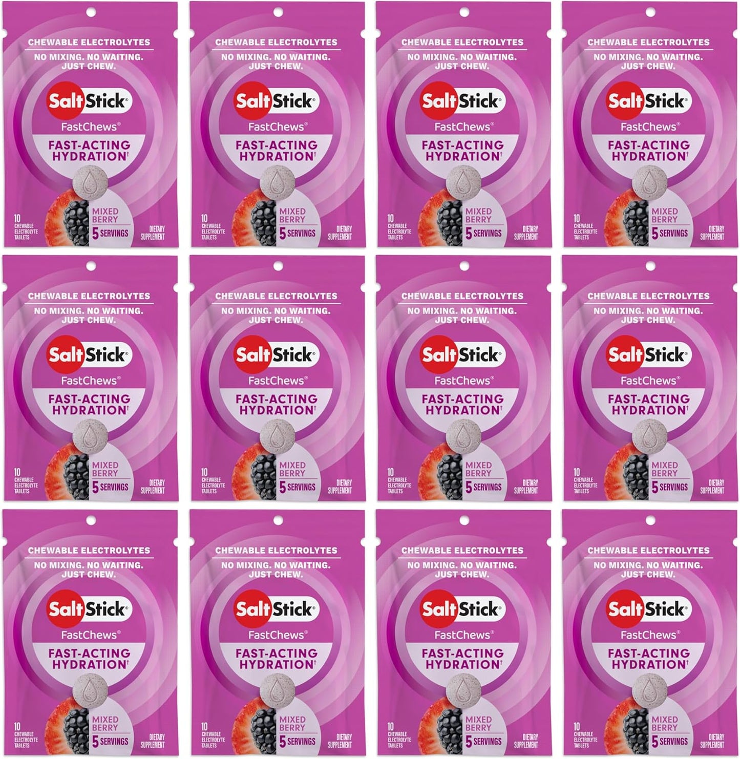 SaltStick Electrolyte FastChews for Quick Hydration Relief