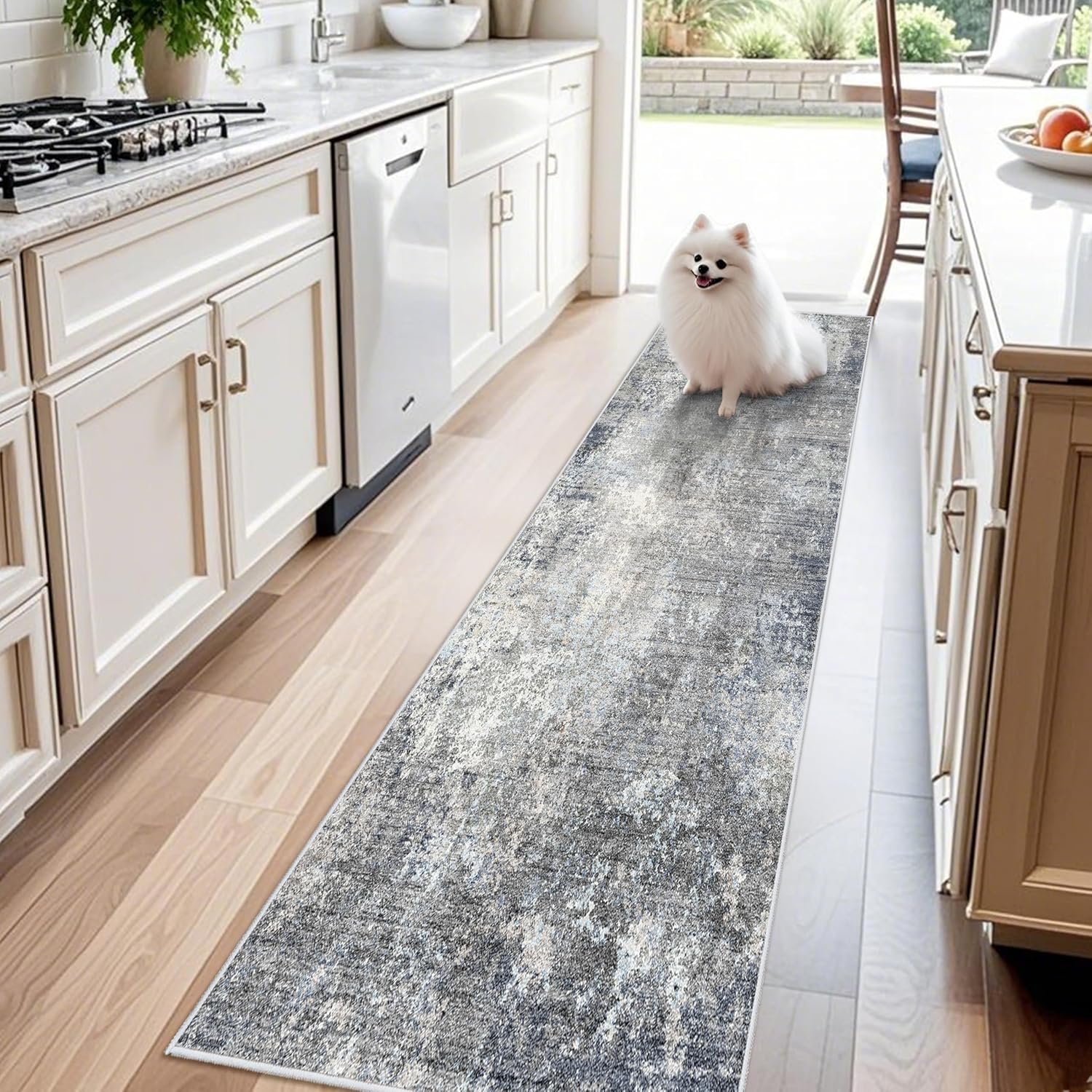 2x8 Washable Non-Slip Hallway Runner Rug for Modern Spaces