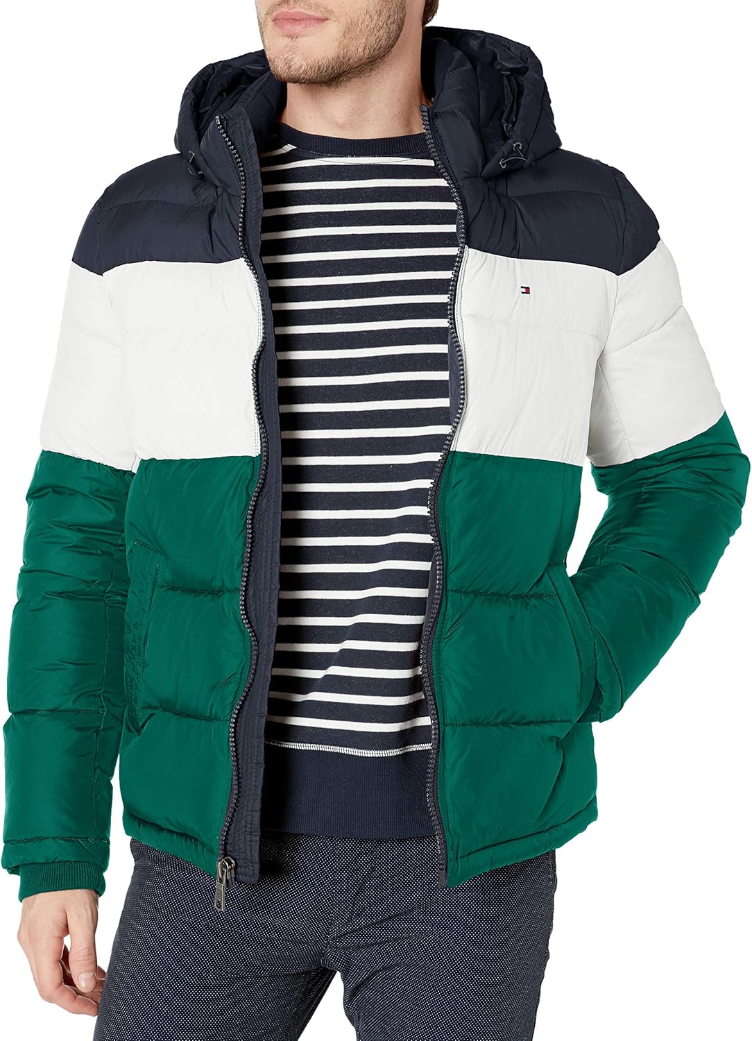 Tommy Hilfiger Men's Down Alternative Hooded Puffer Jacket Review