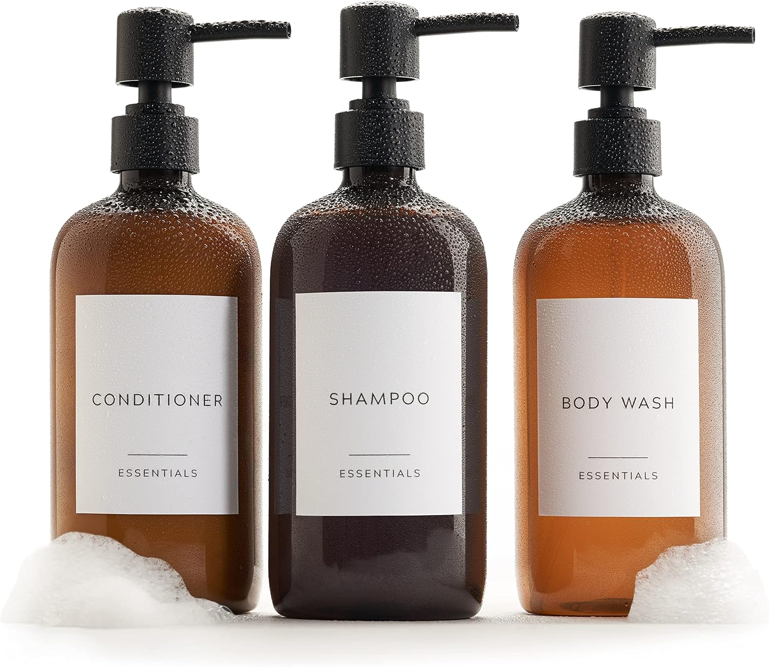 Modern Bathroom Upgrade - Stylish 21oz Dispenser Set