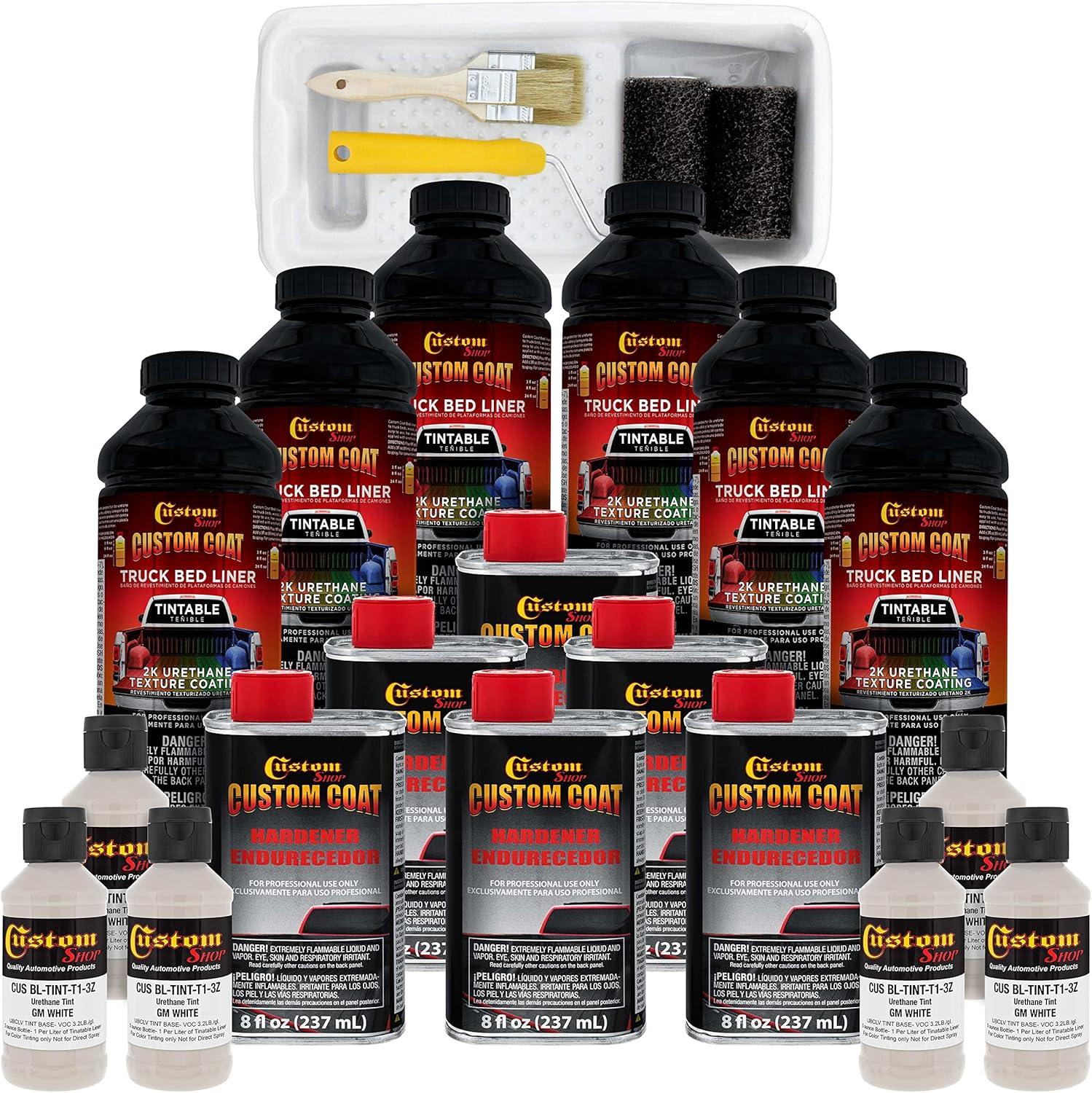 Custom Coat 1.5 Gallon Truck Bed Liner Kit for Easy Application