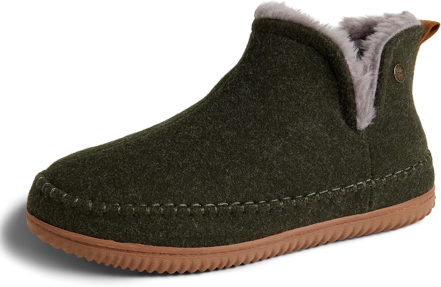 Dearfoams Men's Alpine Brixen Comfort Boot for Indoor/Outdoor Use
