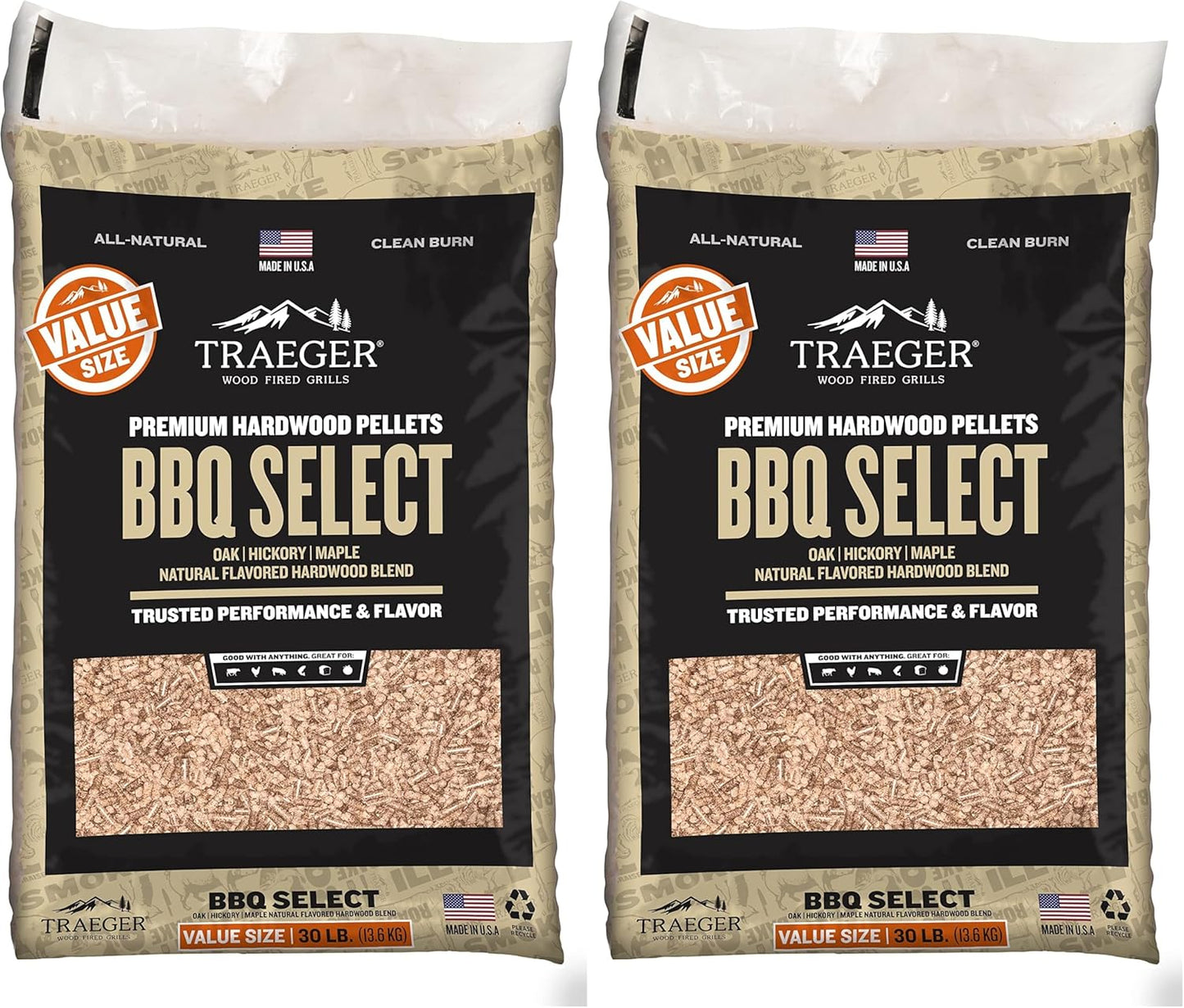Traeger Grills BBQ Select 100% All-Natural Wood Pellets Review