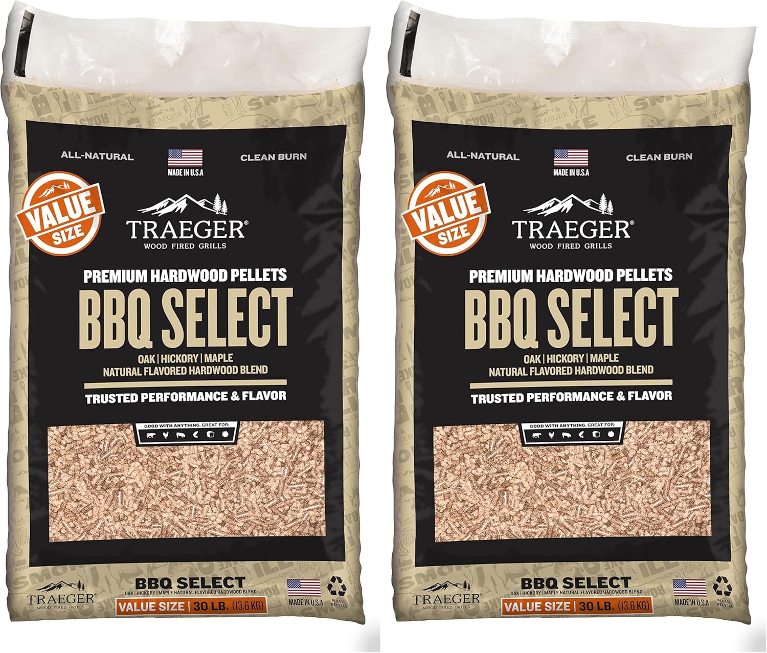 Traeger Grills BBQ Select 100% All-Natural Wood Pellets Review