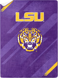 Northwest NCAA Silk Touch Sherpa Throw Blanket for LSU Tigers