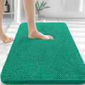 Bathroom Rug 36x24 Emerald - Soft Chenille Bath Mat