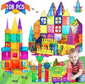 DMOIU 108PCS Magnetic Tiles Building Blocks for Kids - STEM Creative