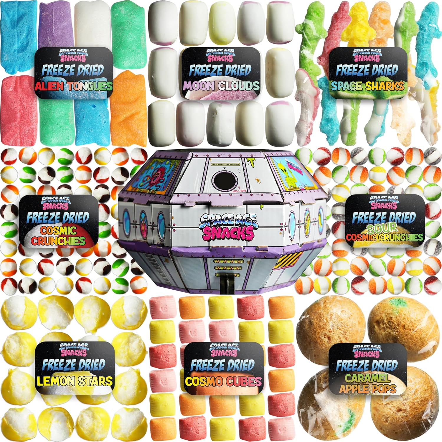 UFO Pack - Premium Freeze Dried Candy for Cosmic Fun
