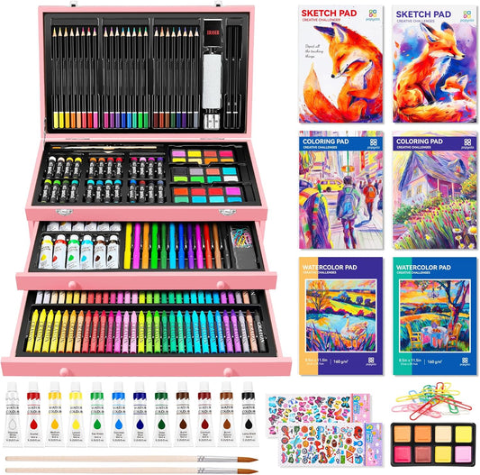 269 Piece Deluxe Art Set for Creative Artists and Kids