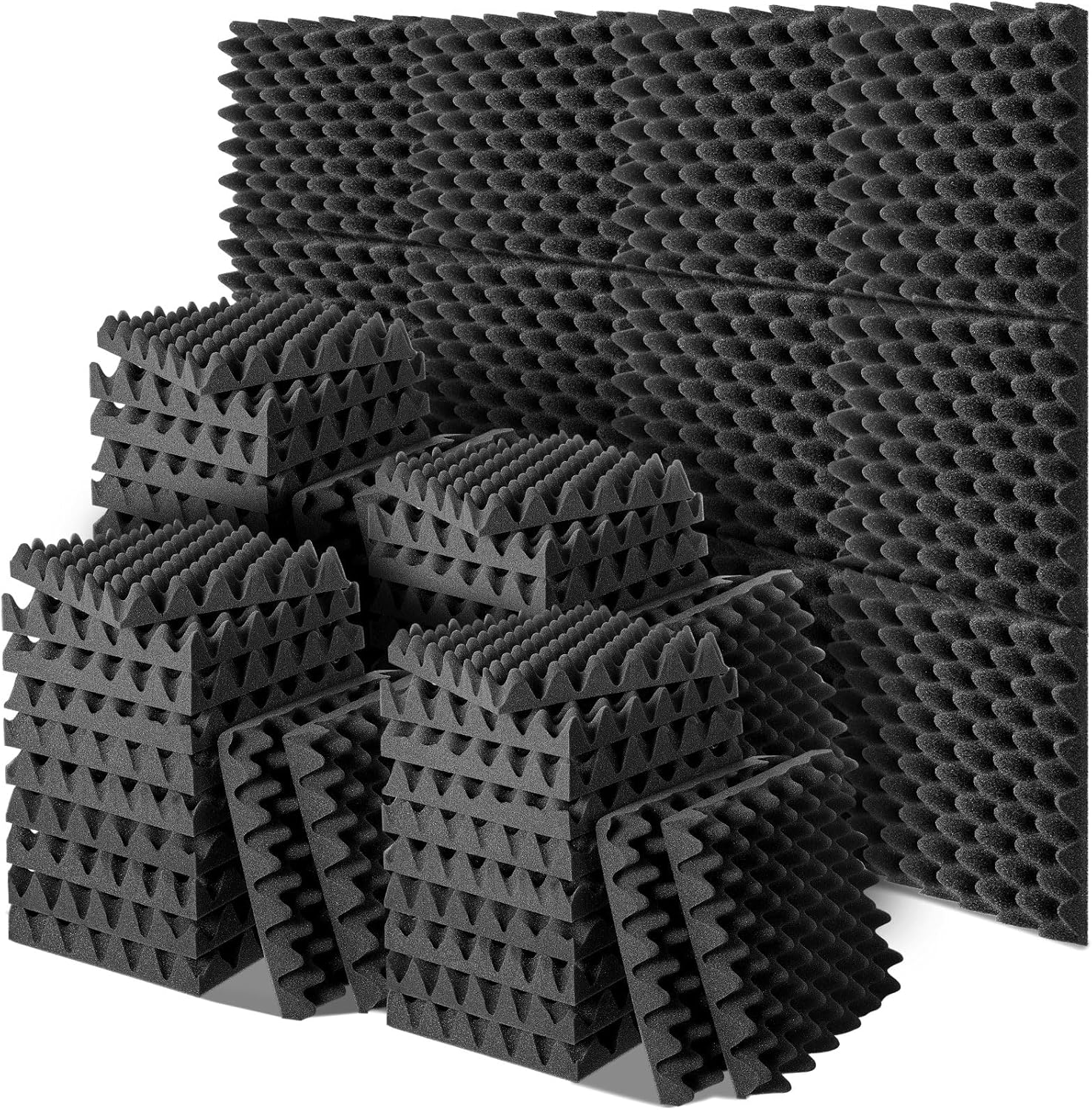 Pangda 60 Pack Acoustic Foam Panels for Sound Proofing Needs