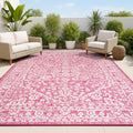 Durable Boho Medallion 4X6 Area Rug for Indoor and Outdoor Spaces