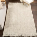 nuLOOM Daniela 4x6 Jute Tassel Area Rug - Natural Chunky Farmhouse