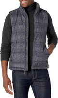 Midweight Fleece-Lined Insulated Puffer Vest - Warm, Lightweight Men's