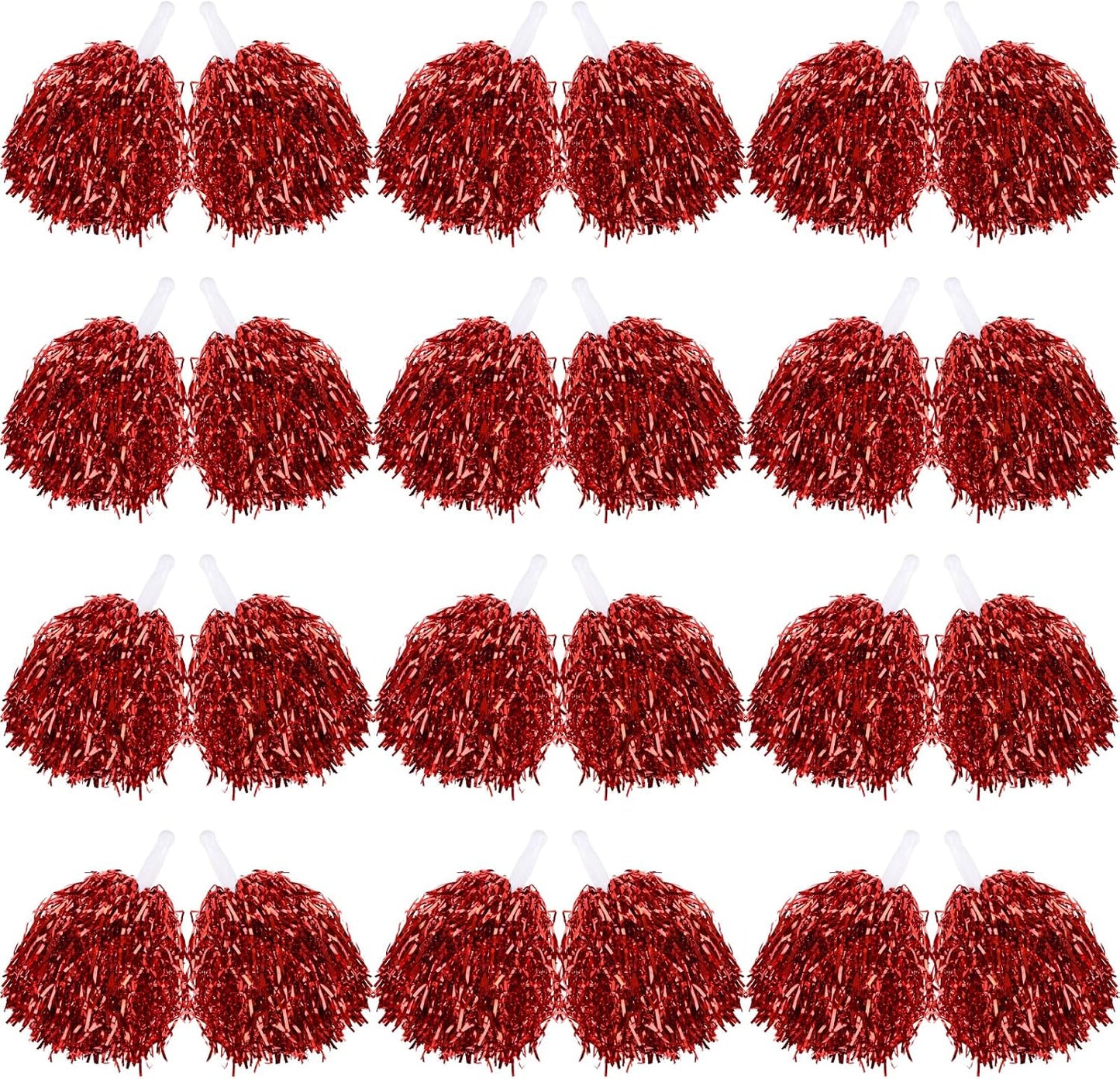 60 Pcs Cheerleading Pom Poms Bulk for Spirited Cheering Fun