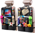 Helteko Backseat Car Organizer Kick Mats Back Seat Protector - 2 Pack