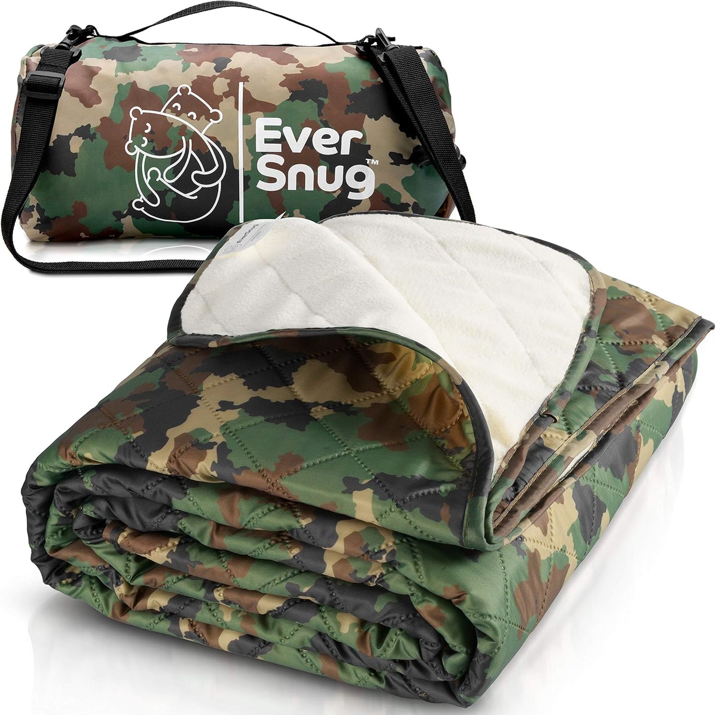 EverSnug Large Waterproof Outdoor Blanket for Camping & Picnics