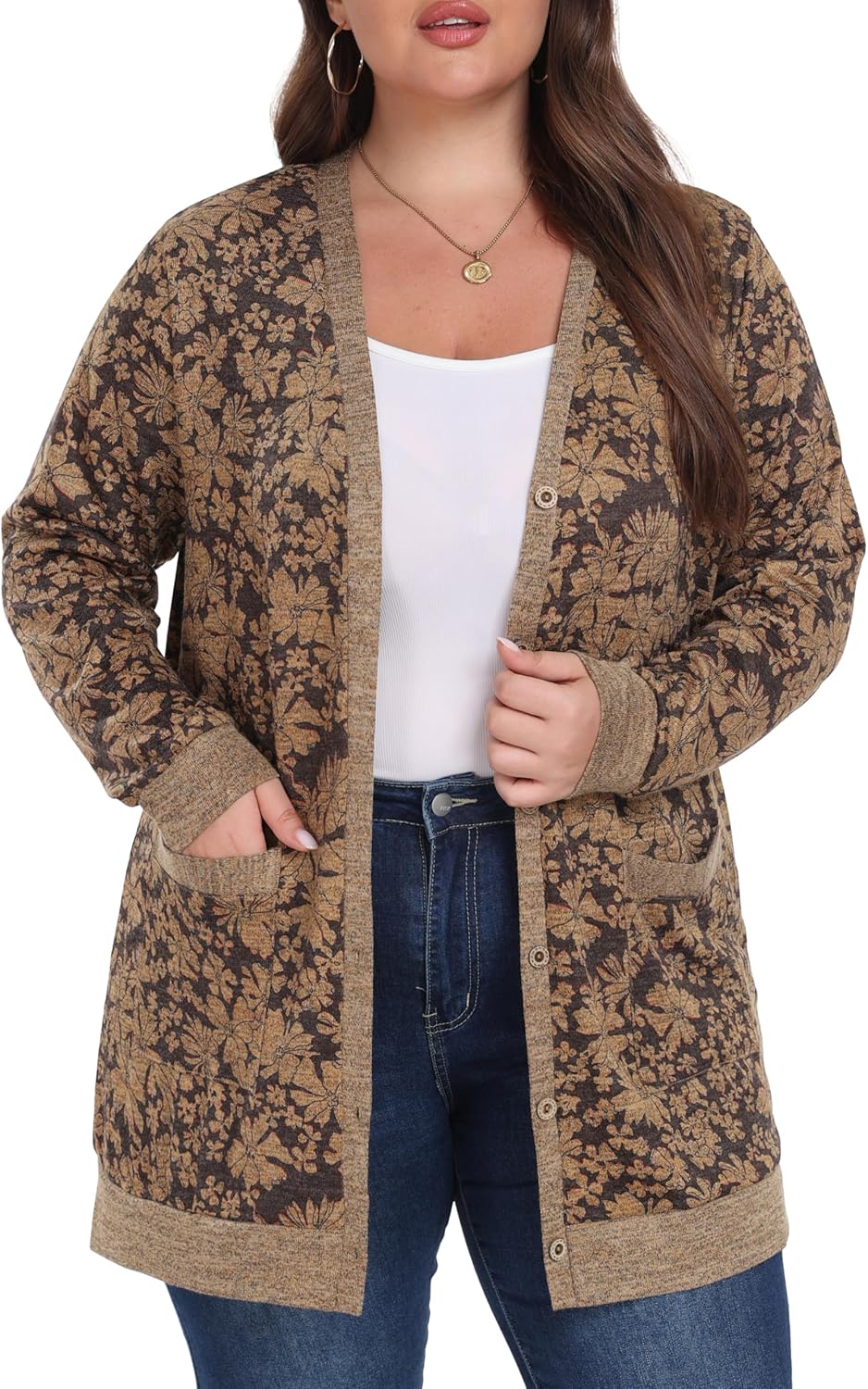 Plus Size Cardigan for Women by OLRIK - Cozy & Stylish