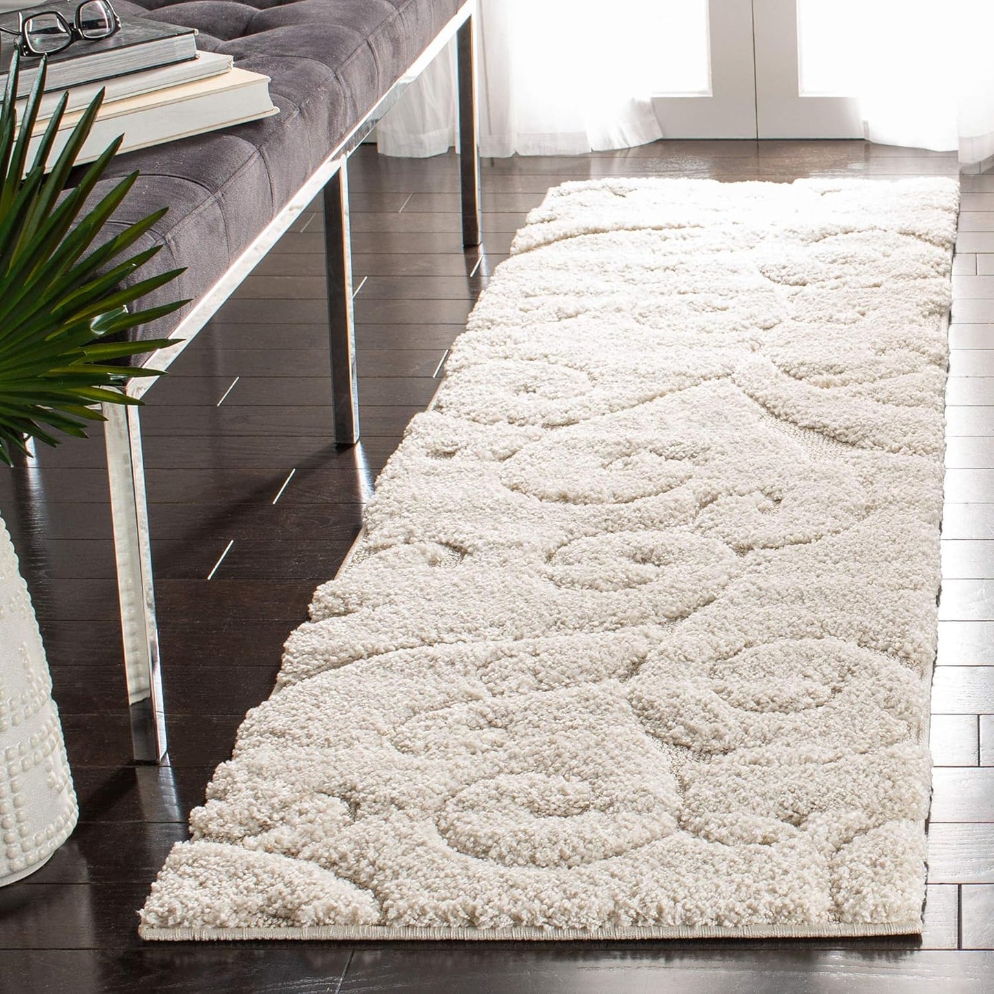 Florida Shag Collection Runner Rug - Non-Shedding & Easy Care