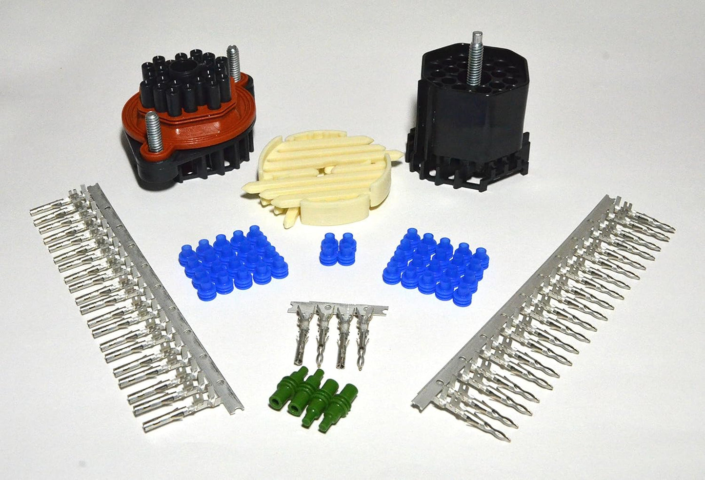 Delphi Weather Pack Bulkhead Kit 22-pin 12-14AWG for Vehicles