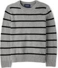 Boys Long Sleeve Crew Neck Pullover Sweater - Soft, Casual Layering