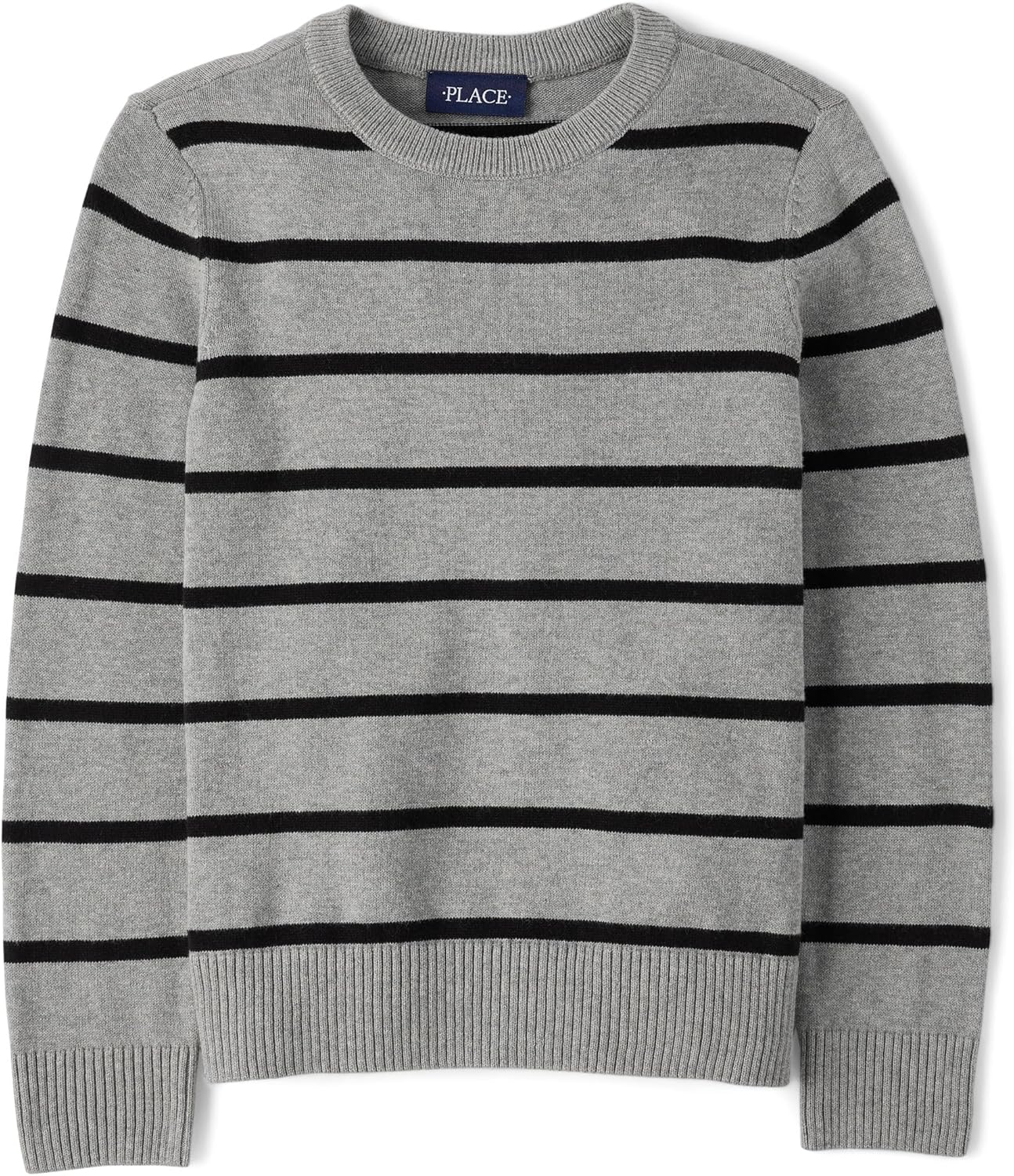 Boys Long Sleeve Crew Neck Pullover Sweater for Kids