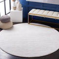 Vision Collection 5ft Round Area Rug - Modern Ombre Tonal Chic